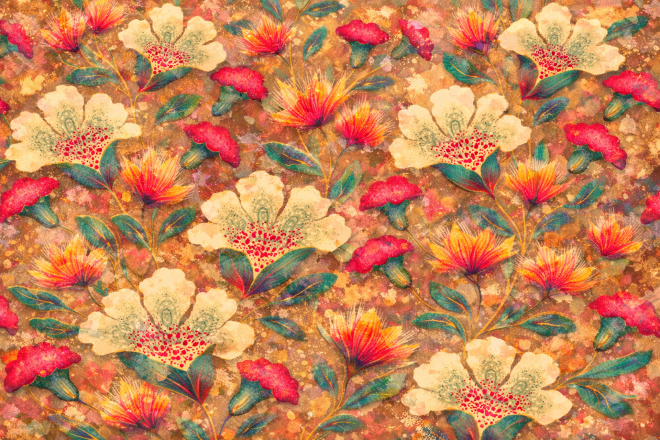 Radiant Petal Mosaic