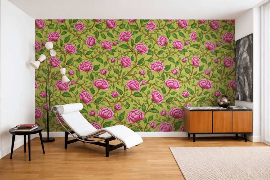 Rosy Lattice Garden