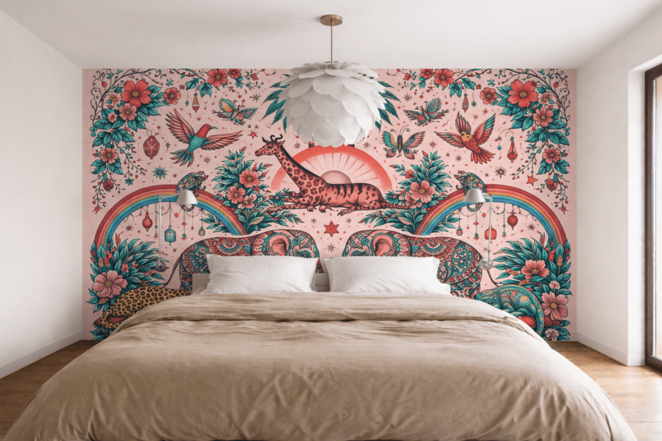 Whimsical Wildlife Embrace
