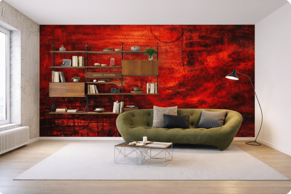 Crimson Canvas Iii