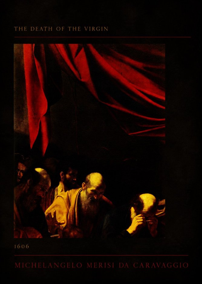 Michelangelo Merisi da Caravaggio The Death of the Virgin I No3 - Póster