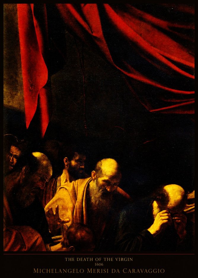 Michelangelo Merisi da Caravaggio The Death of the Virgin I No5 - Póster