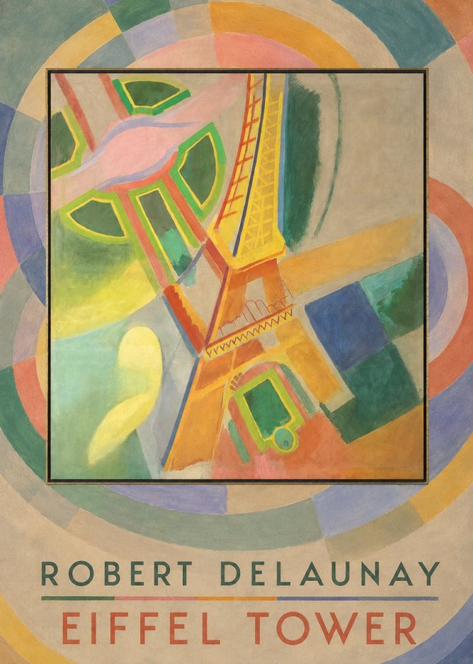 Robert Delaunay Eiffel Tower No5 - Póster