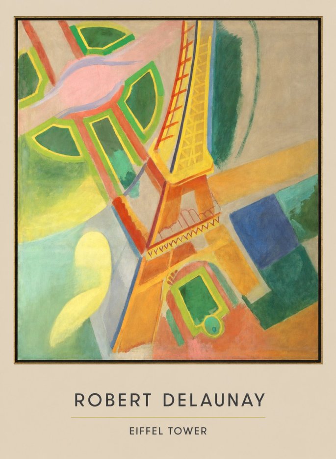 Robert Delaunay Eiffel Tower No6 - Póster
