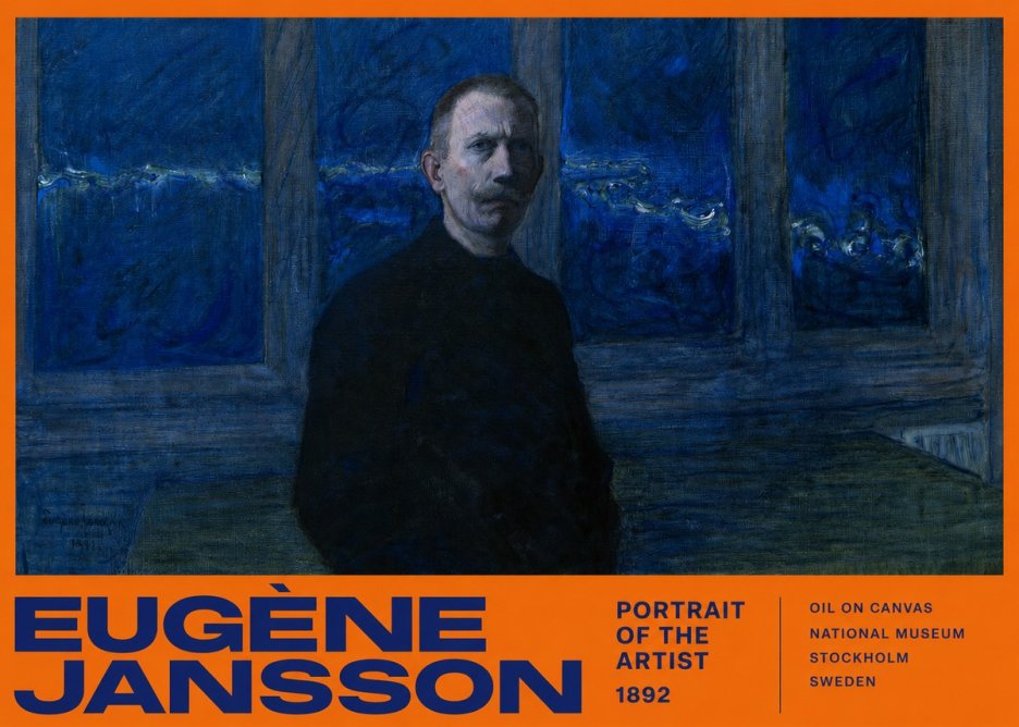 Eugène Jansson Portrait of the Artist I No2 - Póster