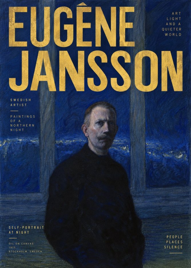 Eugène Jansson Portrait of the Artist I No6 - Póster