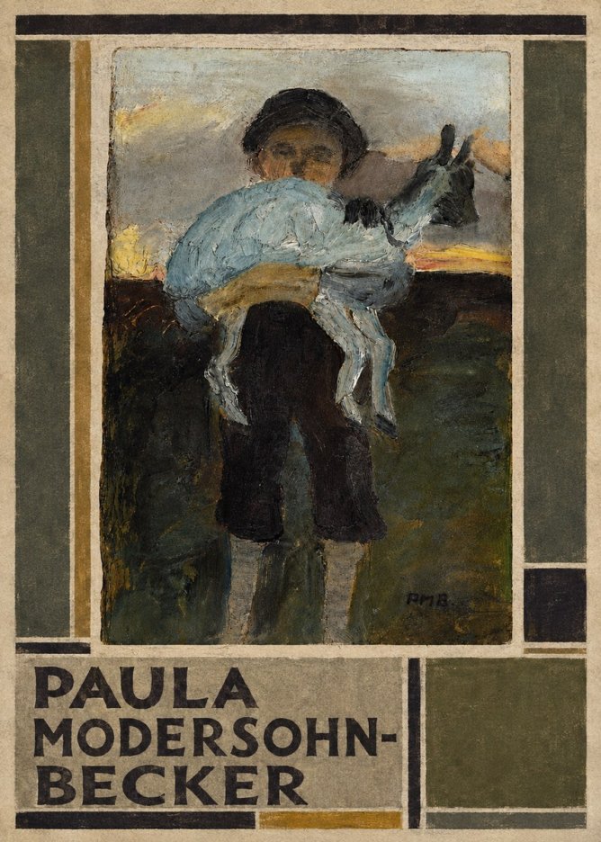 Paula Modersohn-Becker Boy with Goat No4 - Póster
