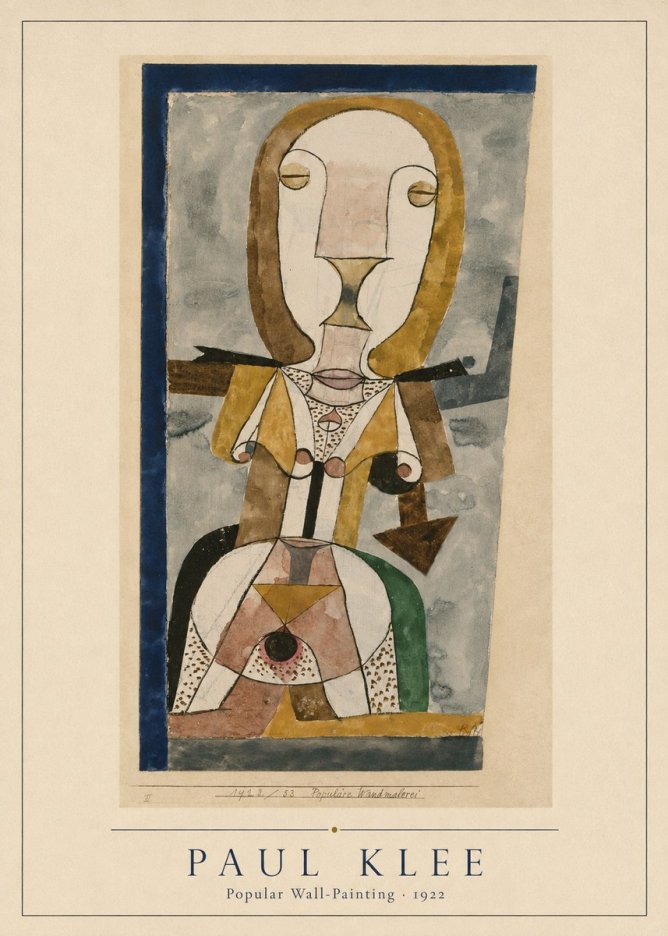 Paul Klee Popular Wall-painting No3 - Póster