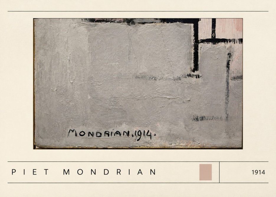 Piet Mondrian Composition 1914 No3 - Póster