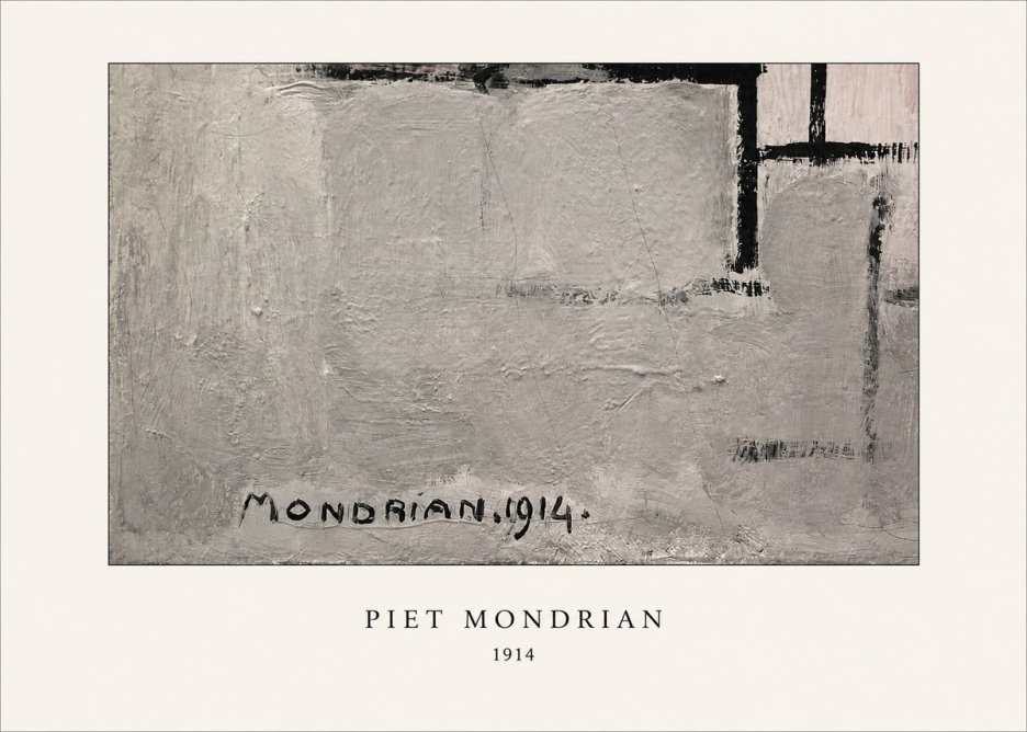 Piet Mondrian Composition 1914 No5 - Póster