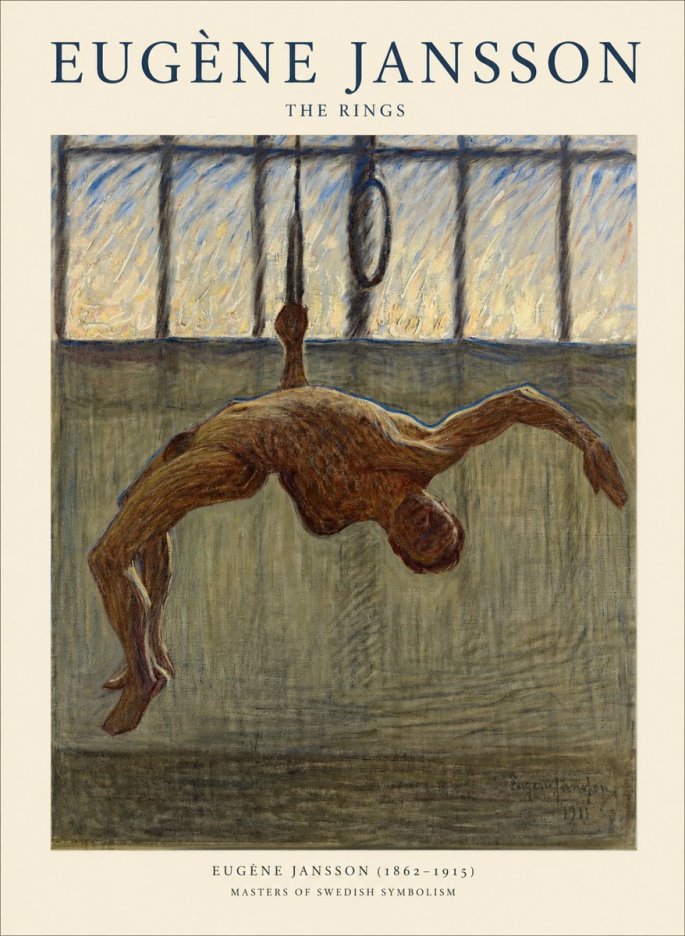 Eugène Jansson The Rings No1 - Póster