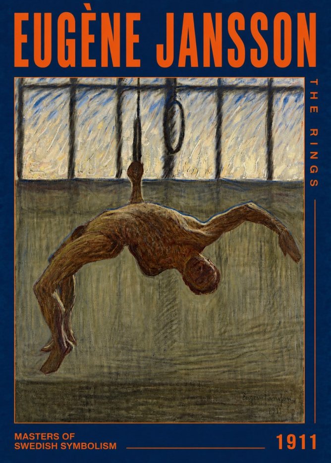 Eugène Jansson The Rings No4 - Póster