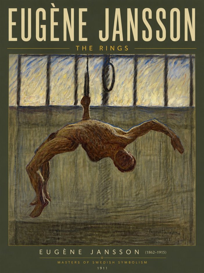 Eugène Jansson The Rings No5 - Póster