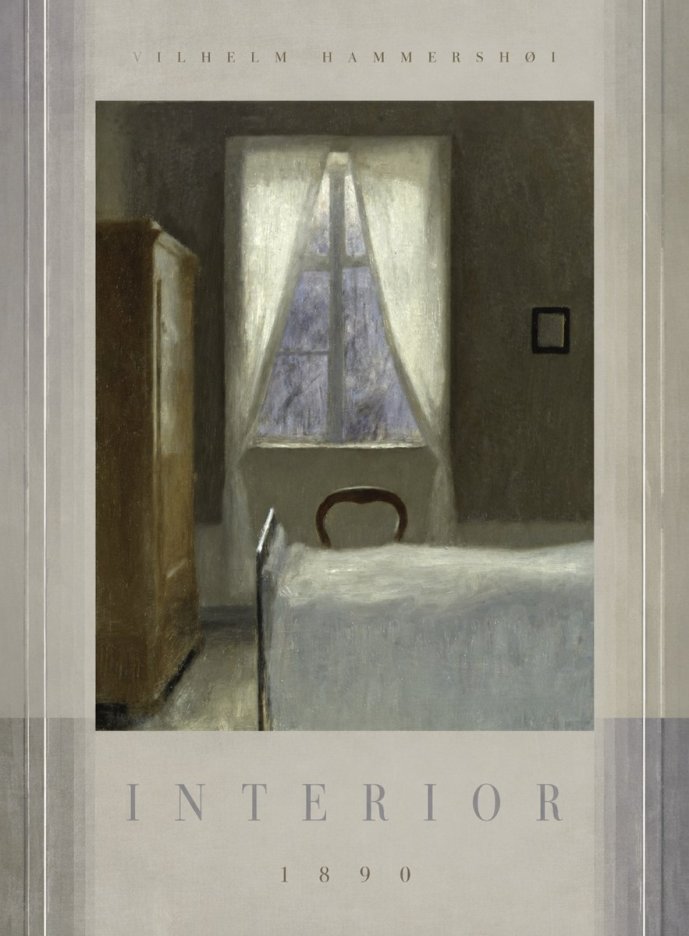 Vilhelm Hammershøi Interior I No3 - Póster