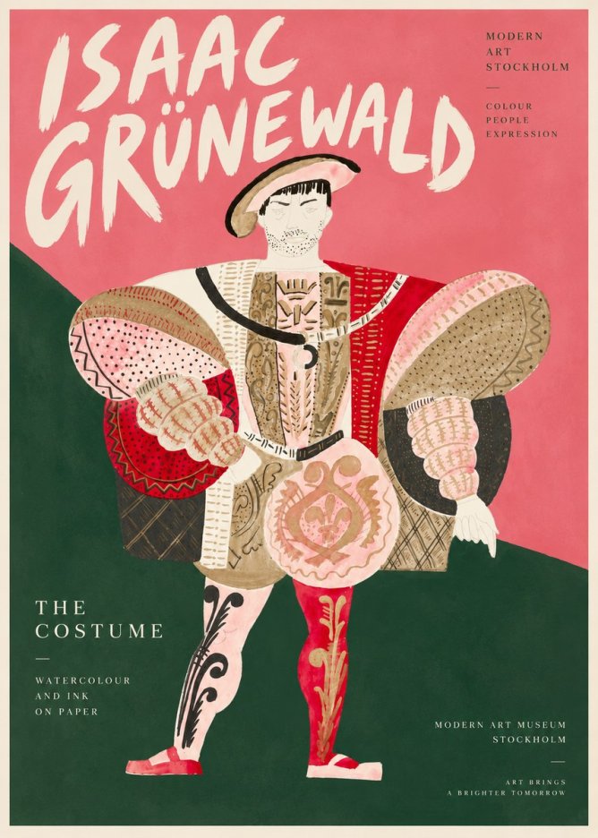 Isaac Grünewald The Costume I No3 - Póster