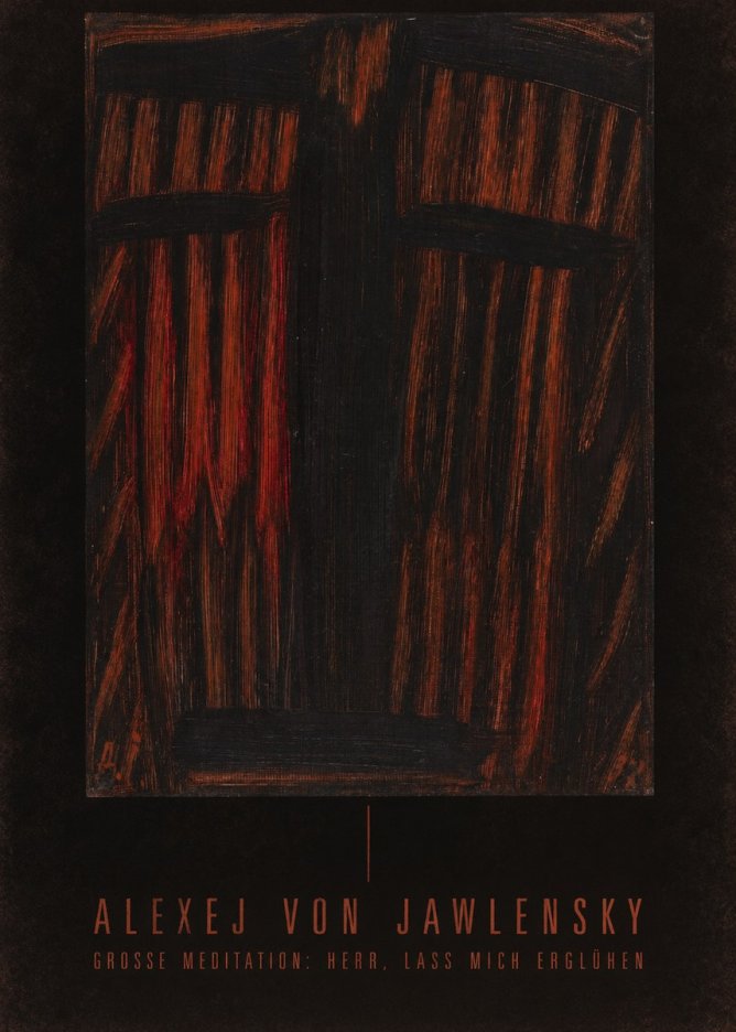 Alexej von Jawlensky Grosse Meditation: Herr, Lass Mich Erglühen No5 - Póster