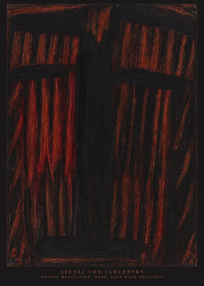 Alexej von Jawlensky Grosse Meditation: Herr, Lass Mich Erglühen No6 - Póster
