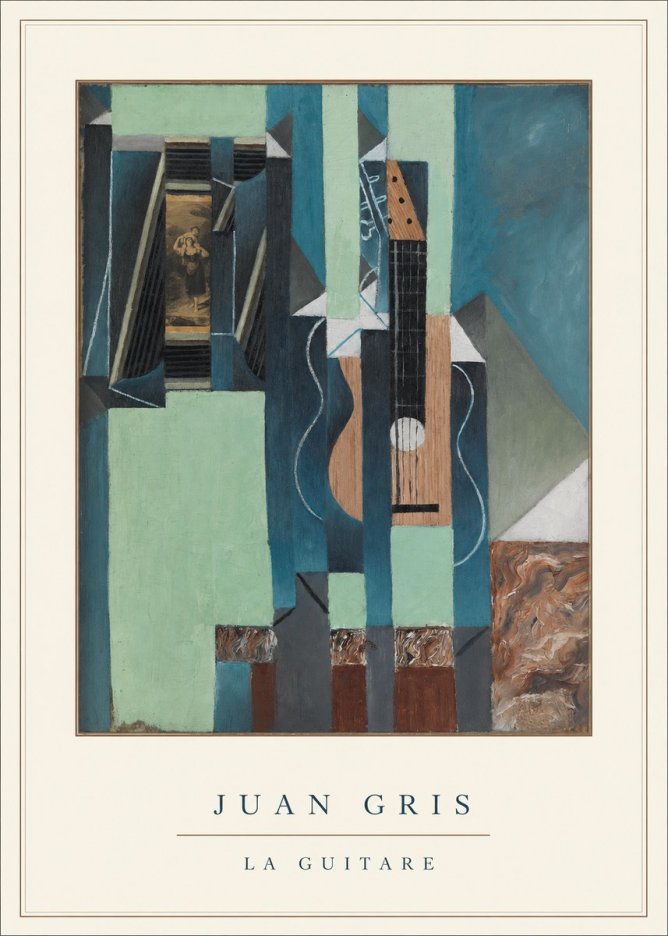 Juan Gris La Guitare No4 - Póster