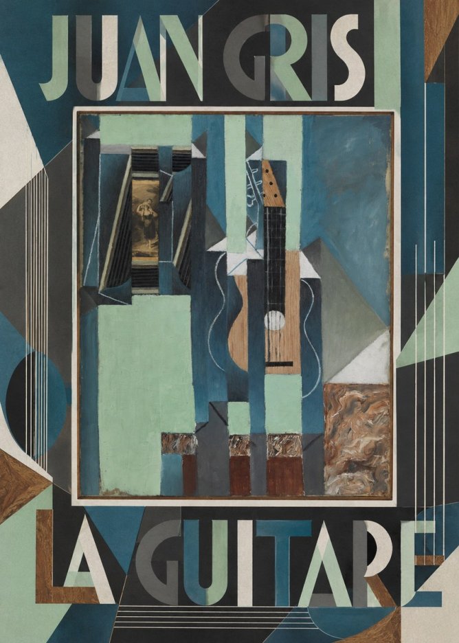 Juan Gris La Guitare No5 - Póster