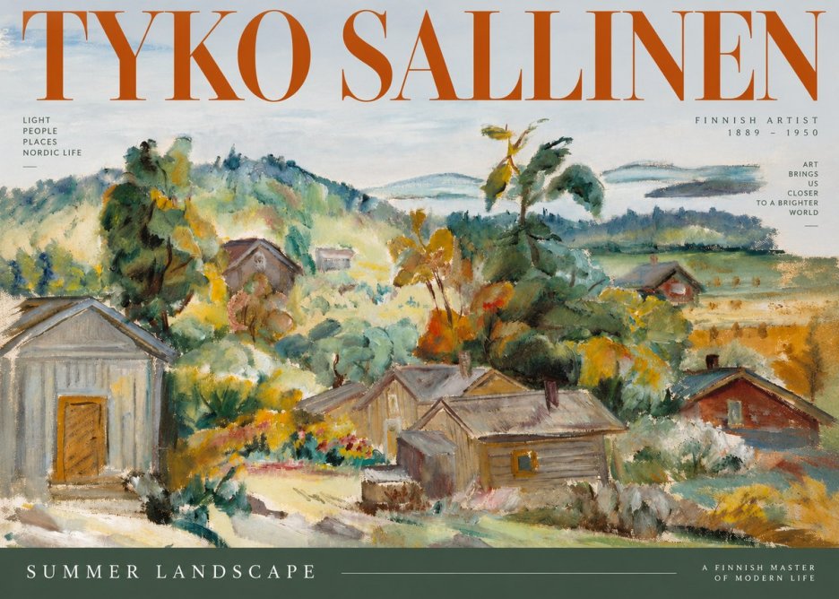 Tyko Sallinen Summer Landscape No2 - Póster