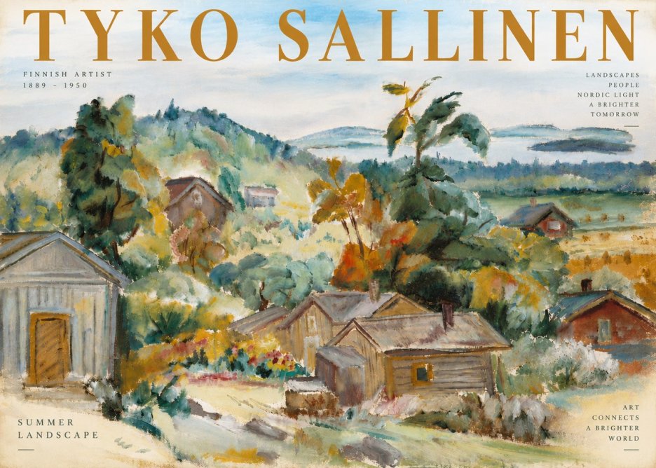 Tyko Sallinen Summer Landscape No6 - Póster