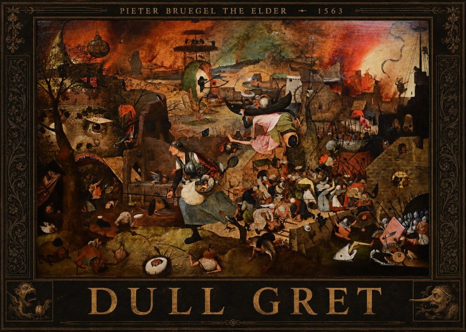 Pieter Bruegel Dull Gret I No3 - Póster