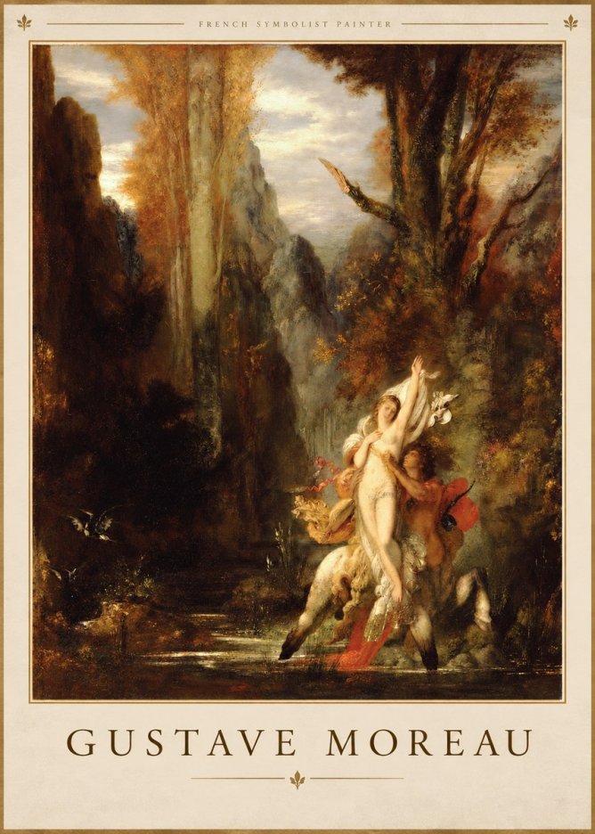 Gustave Moreau Jupiter and Semele I No3 - Póster