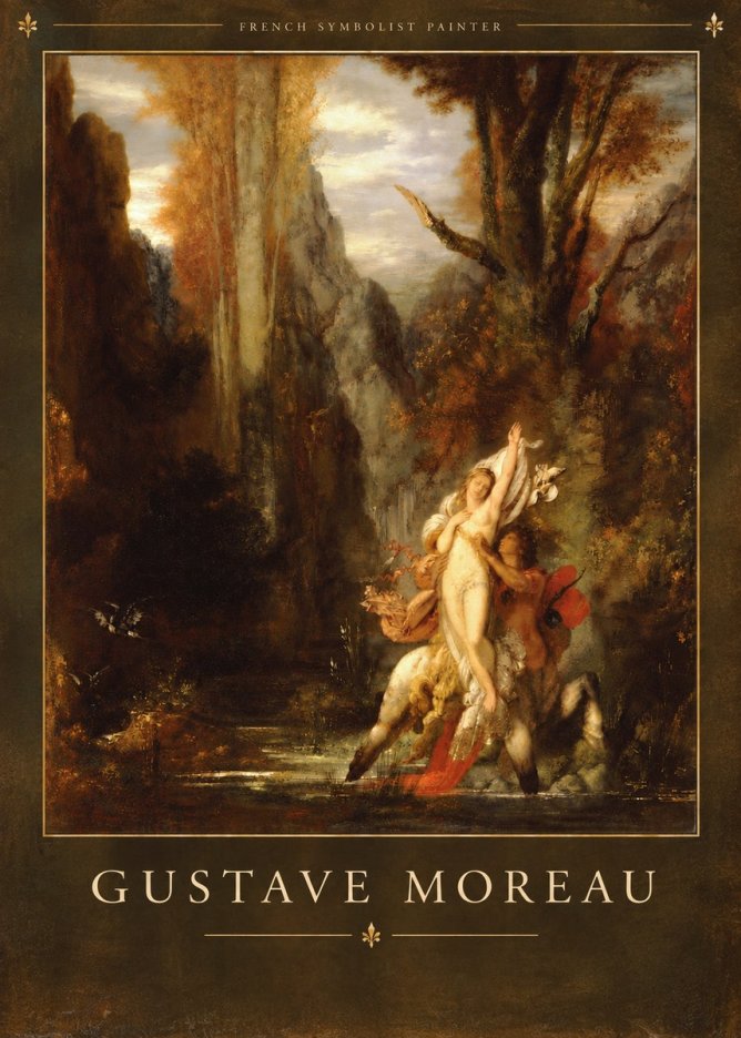 Gustave Moreau Jupiter and Semele I No6 - Póster