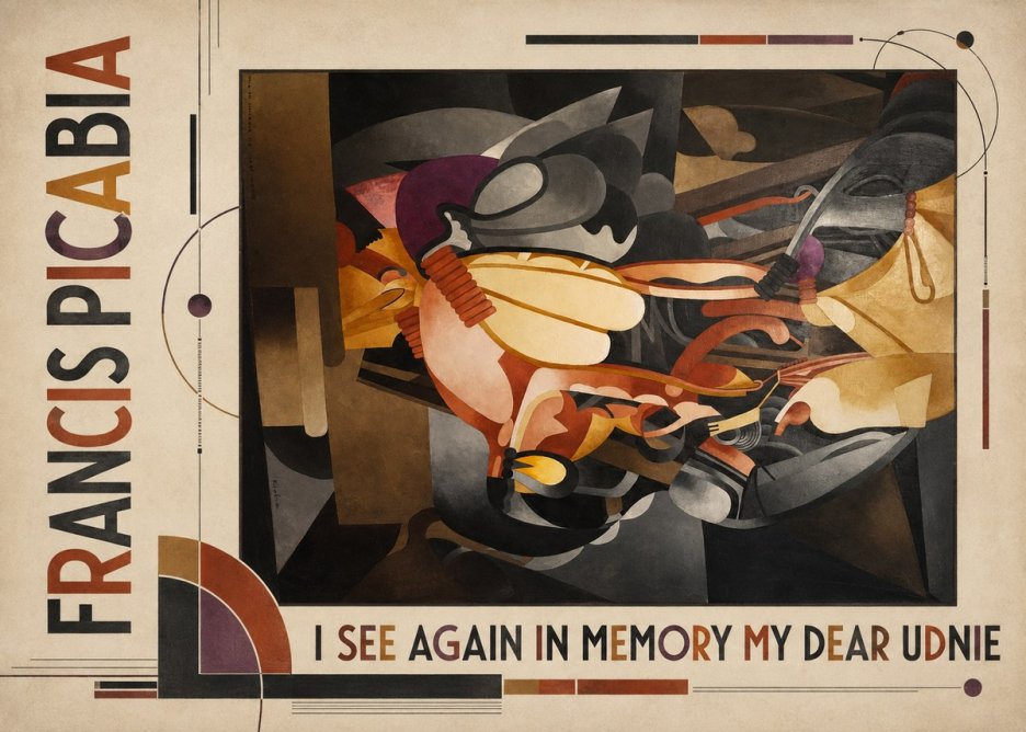 Francis Picabia Mechanical Interplay No3 - Póster