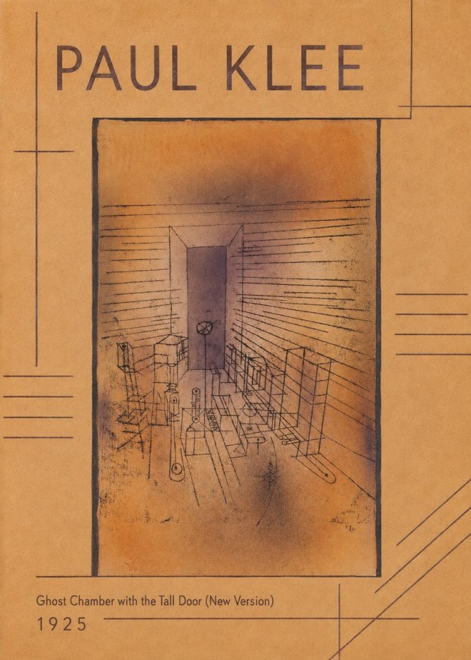 Paul Klee Ghost Chamber with the Tall Door (New Version) No1 - Póster