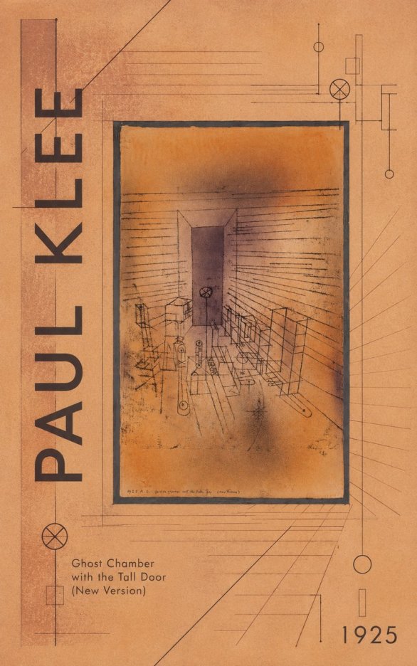 Paul Klee Ghost Chamber with the Tall Door (New Version) No4 - Póster