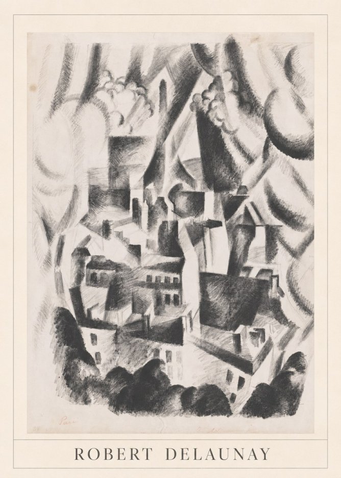 Robert Delaunay Vue Sur La Ville No3 - Póster