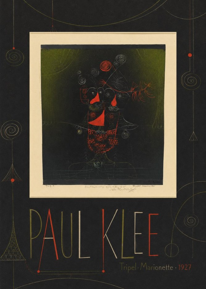 Paul Klee Tripel-marionette No4 - Póster