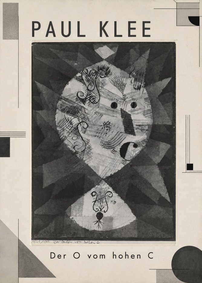 Paul Klee Der O Vom Hohen C No1 - Póster