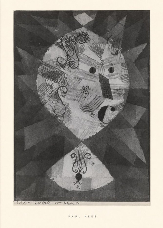 Paul Klee Der O Vom Hohen C No6 - Póster