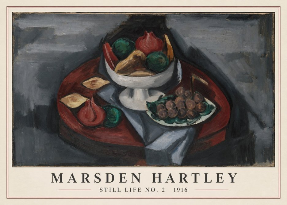 Marsden Hartley Still Life No. 2 No3 - Póster