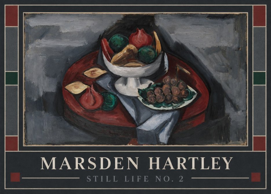 Marsden Hartley Still Life No. 2 No6 - Póster