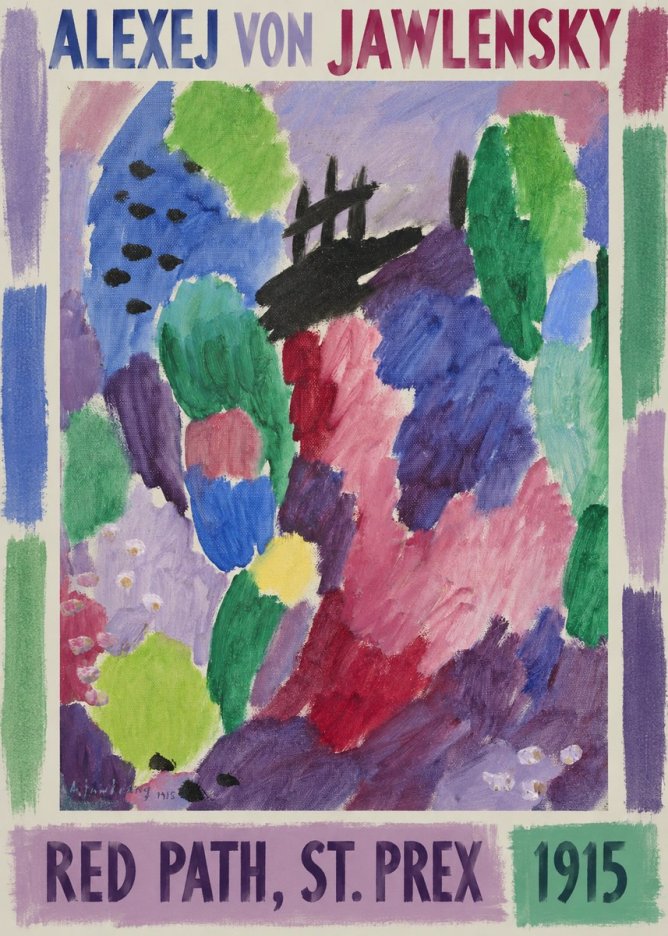 Alexej von Jawlensky Red Path, St. Prex I No1 - Póster