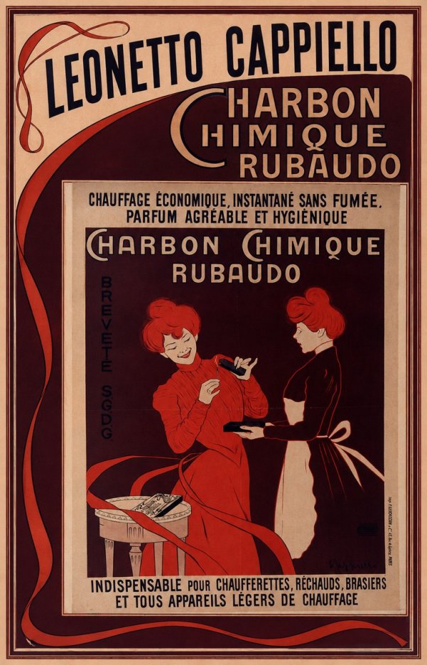 Leonetto Cappiello Charbon Chimique Rubaudo No1 - Póster