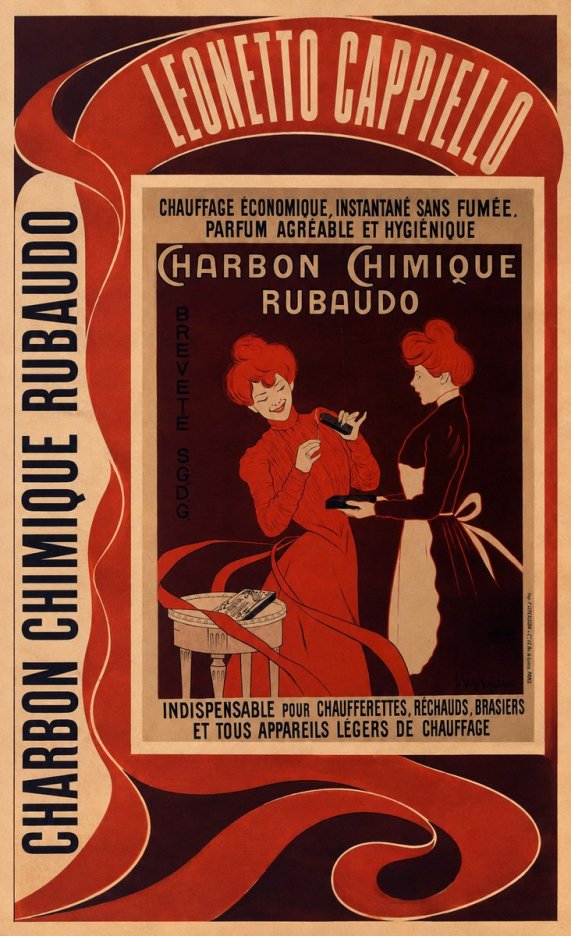 Leonetto Cappiello Charbon Chimique Rubaudo No2 - Póster