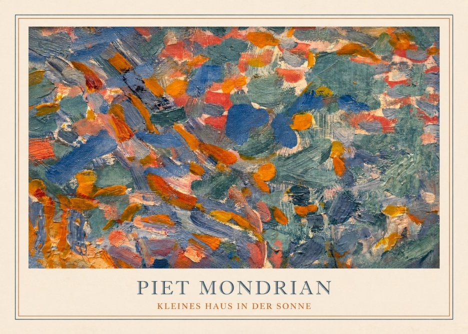 Piet Mondrian Kleines Haus in Der Sonne I No3 - Póster