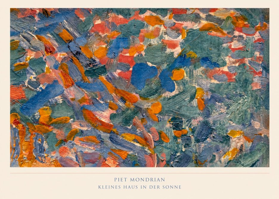 Piet Mondrian Kleines Haus in Der Sonne I No6 - Póster