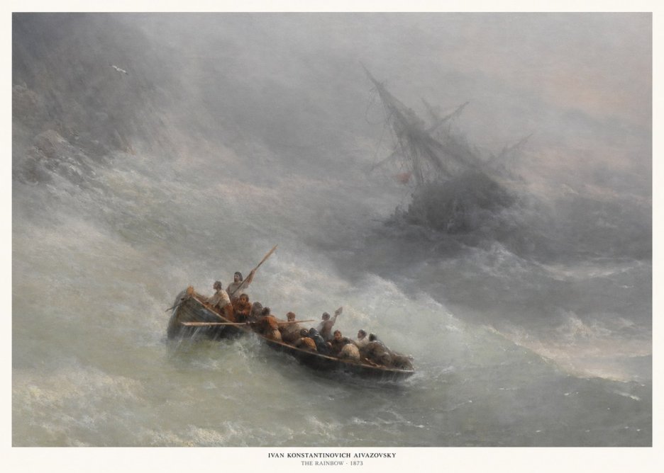 Ivan Konstantinovich Aivazovsky The Rainbow No5 - Póster