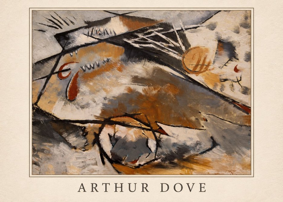 Arthur Dove Pagan Philosophy No3 - Póster