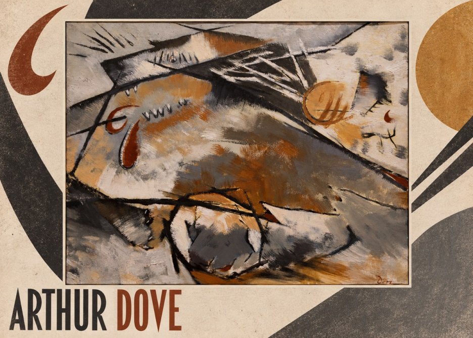 Arthur Dove Pagan Philosophy No4 - Póster