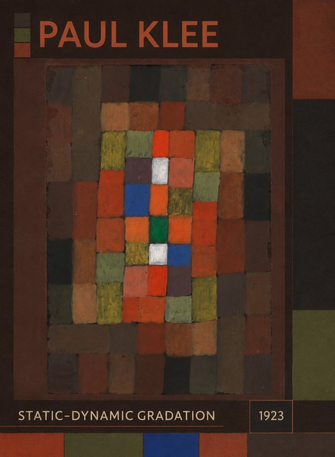 Paul Klee Static-dynamic Gradation No1 - Póster