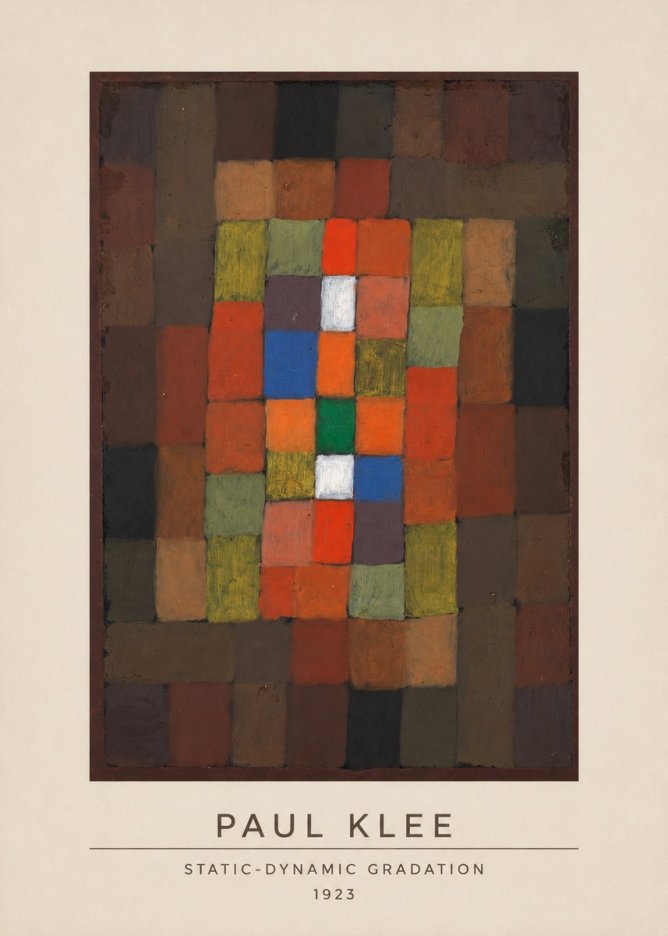 Paul Klee Static-dynamic Gradation No3 - Póster