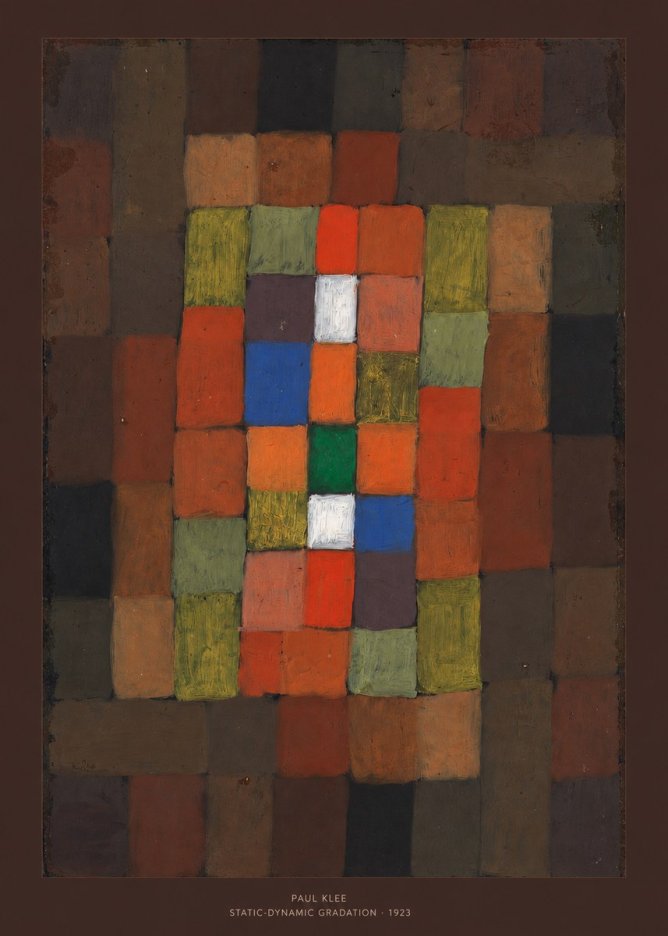 Paul Klee Static-dynamic Gradation No6 - Póster