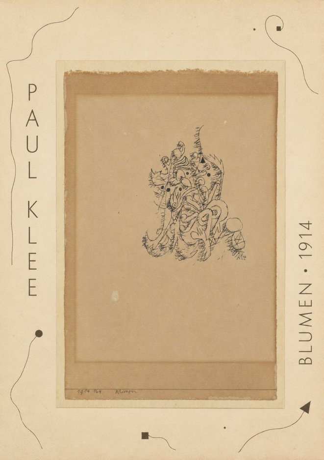 Paul Klee Blumen I No3 - Póster