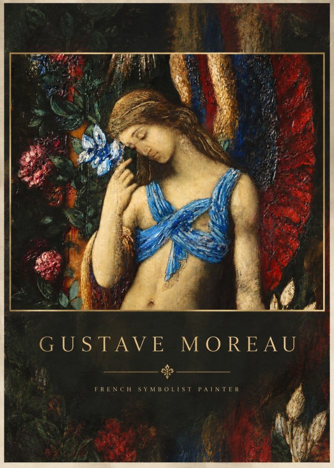 Gustave Moreau The Angel of Death No2 - Póster
